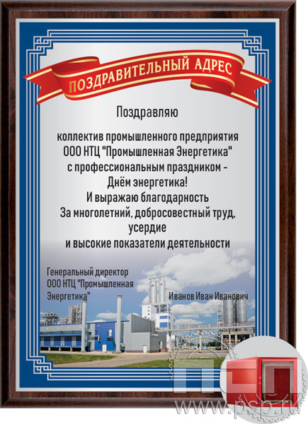 EX152. Панно подарочное в футляре (205х155мм) 