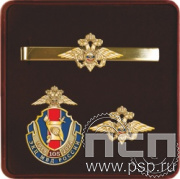 9.6. Комплект наградной с заколкой для галстука, значком и нагрудным знаком "105 лет ЭКЦ МВД России"