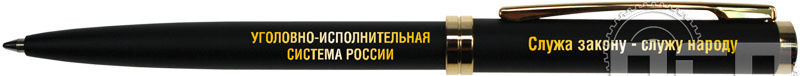 2240. Ручка шариковая Delgado Gold "УИС России"