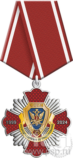 149.29.1. Нагрудный знак "25 лет Специальные подразделения ФСИН по конвоированию"