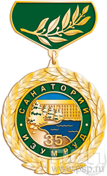 139.1.24. Нагрудный знак "Санаторий Изумруд"