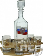 4.12.4. Набор барный Герб России 7 предметов 