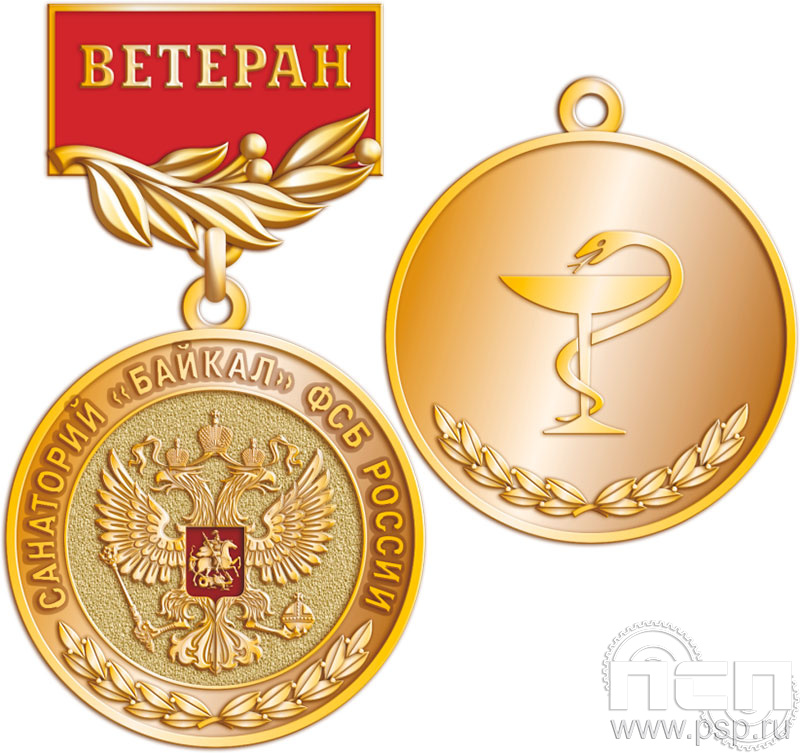 245.0.56(a). Медаль Ветеран "Санаторий Байкал"