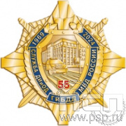 5.3(a). Нагрудный знак "55 лет Служба ДИиОД ГИБДД МВД России"