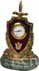 7.5.35. Часы "Наградные с мечом" со значком УИС красный бархат