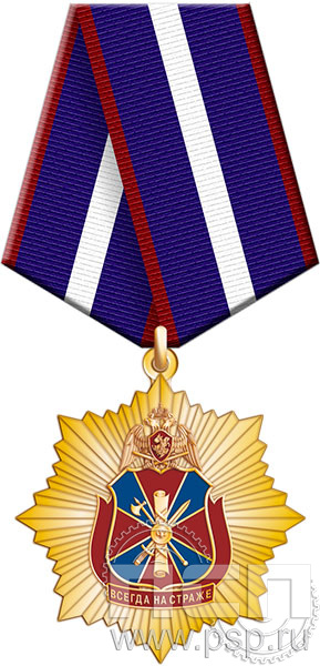 5.2к(b). Нагрудный знак "55 лет Подразделения ЛРР и ГК Росгвардии"
