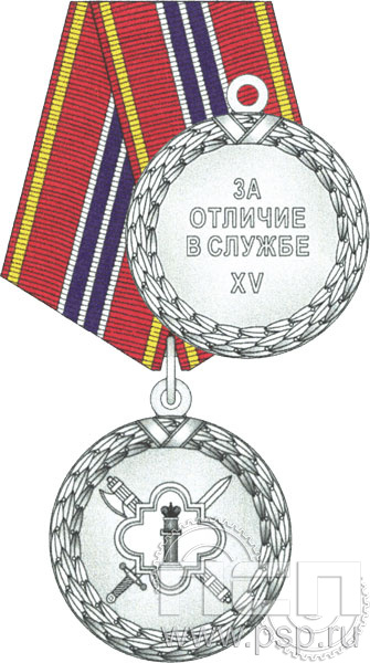 ФСИН2. Медаль «За отличие в службе» II степени 