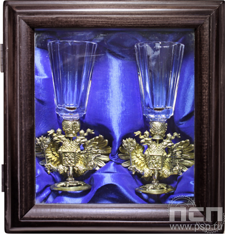 4.12.23. Набор стопок Герб (2 штуки)