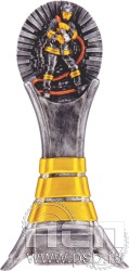 RFST400/GR. Фигурка литая Пожарный 36см
